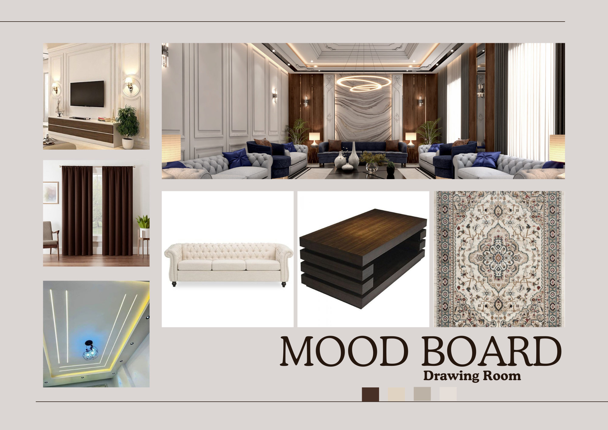 drawing board mood board